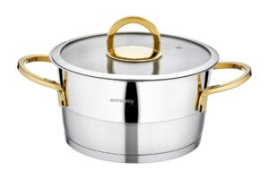 سرویس قابلمه 8 پارچه اویم سارای مدل الیت کد S-1371 Gold