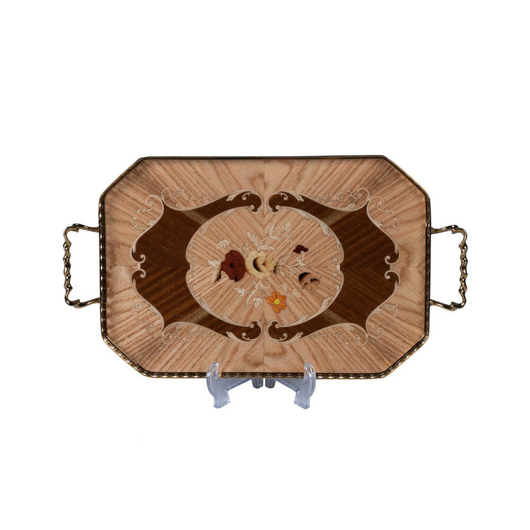 سینی چوبی معرق کد RP12