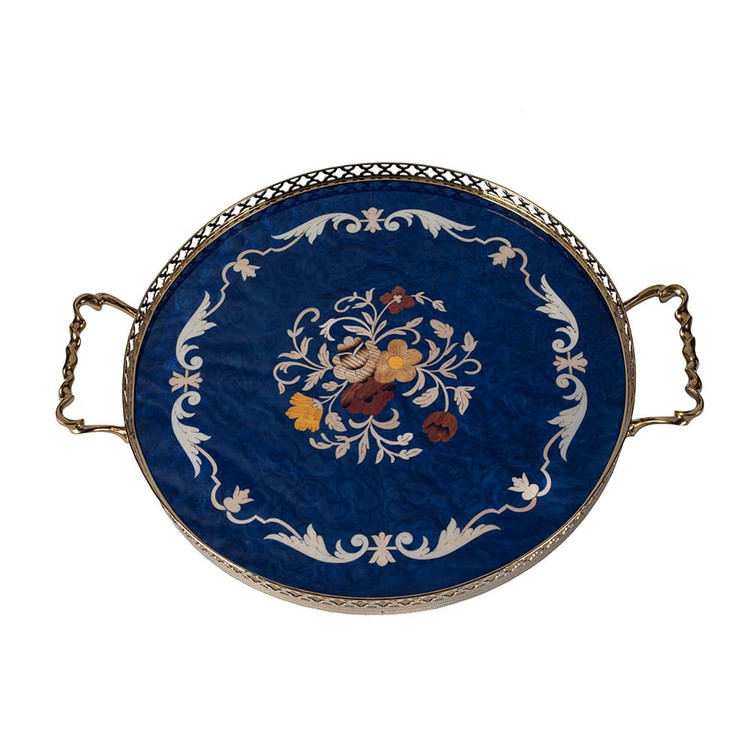 سینی چوبی معرق مدل CO55