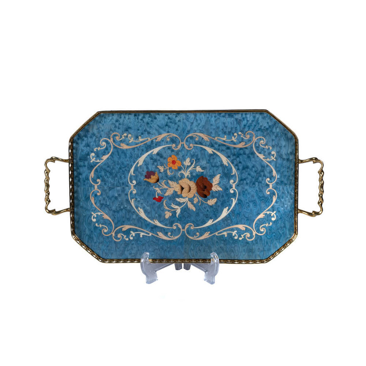 سینی چوبی معرق کد RP55