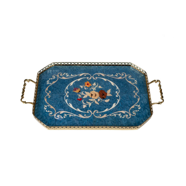 سینی چوبی معرق کد RP55