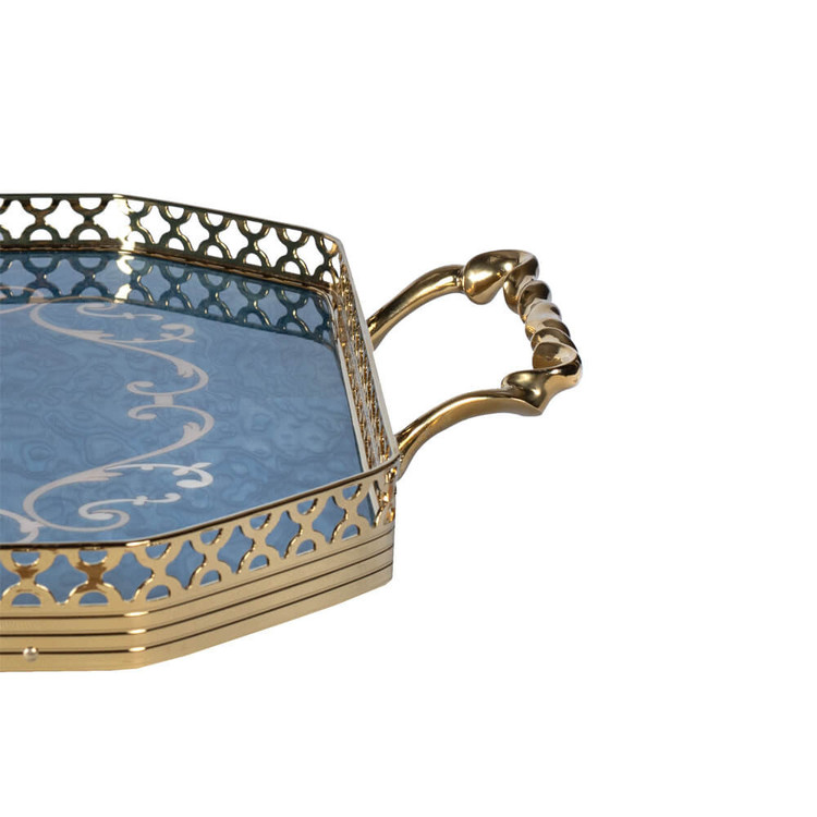 سینی چوبی معرق کد RP55