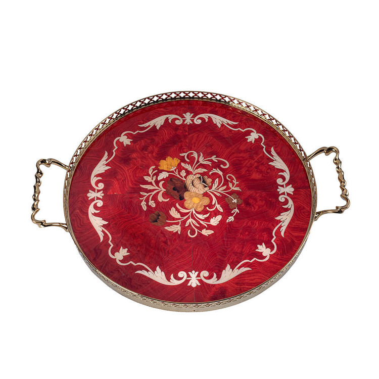 سینی چوبی معرق کد CO88