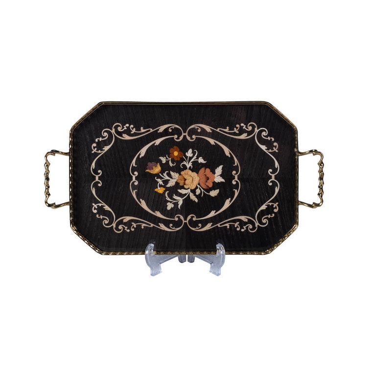 سینی چوبی معرق کد RP44