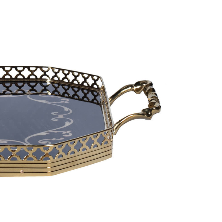 سینی چوبی معرق کد RP44