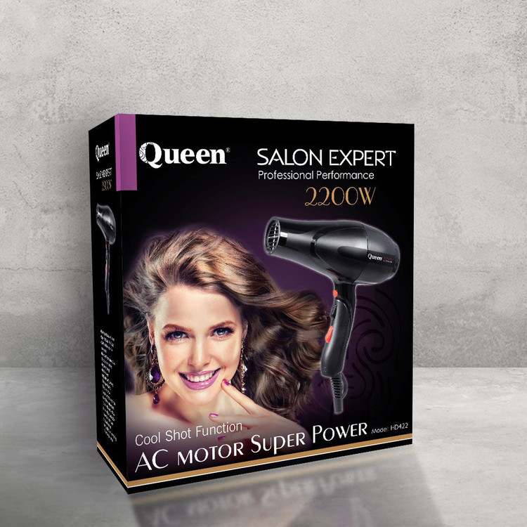 سشوار حرفه ای کوئین مدل HD422